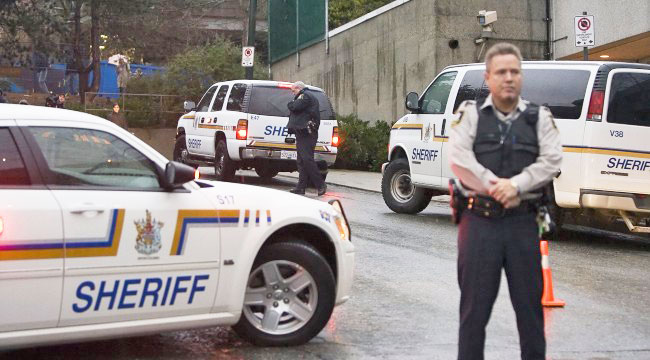 Canada police arrest five naked people after bizarre car 