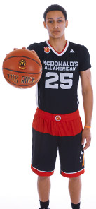 Holding up his McDonald's All-American jersey was a surreal moment