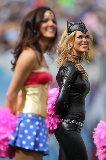 This Is Why We Love Halloween Nfl Cheerleaders Do Their Costumed Thing Uproxx