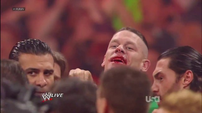 Bloody_John_Cena_WWE_Raw