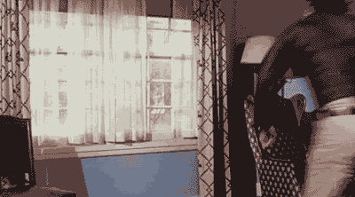 Jump Through Window GIF