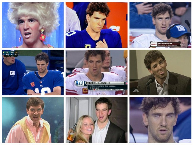 Eli Manning face history