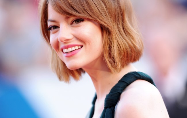 Emma Stone emma-stone VENICE, ITALY - AUGUST 27:  Emma Stone attends 'Birdman' Premiere during  71st Venice Film Festival on August 27, 2014 in Venice, Italy.  (Photo by Stefania D'Alessandro/WireImage)