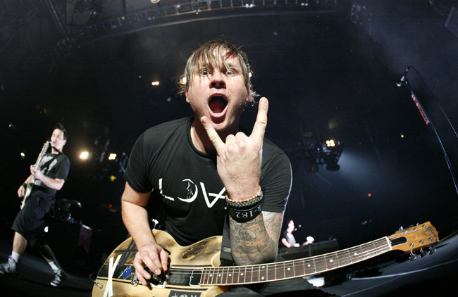 Blink-182 With Fall Out Boy Perform At Madison Square Garden