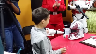 This Seven Year Old Got A Badass ‘Stars Wars’-Themed Prosthetic Arm