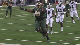 Baylor’s 390-Pound Lineman Scored The Fattest, Fat Guy Touchdown Ever