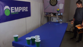Robot Beer Pong Is One Way Smart Drunk People Are Still Better Than You
