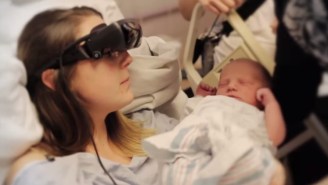 A $15,000 Pair Of Glasses Helps This Blind Mother See Her Baby For The First Time