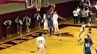 Video: High-Schooler Lucas Campbell Hammers Poster Dunk On Two Defenders