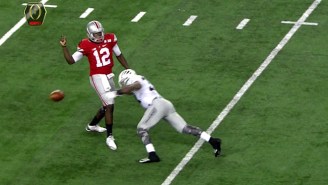 Watch Ohio State’s Cardale Jones Commit An All-Time Gaffe During The Championship Game