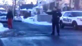 A Police Officer In Rochelle, New York Pulled His Gun On Two Guys For Having A Snowball Fight