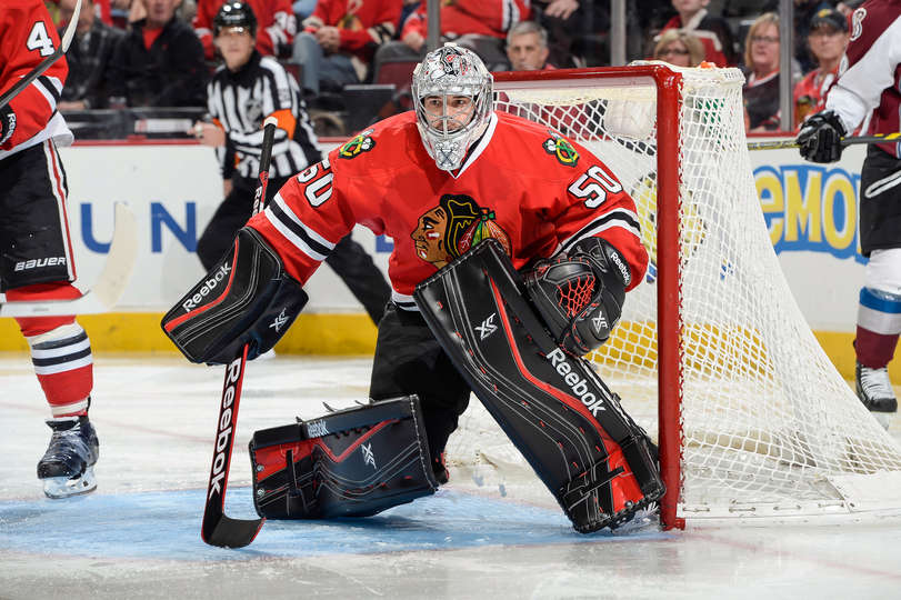 Watch Blackhawks Goalie Corey Crawford Nearly Lose The Game With An ...