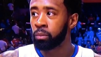 Watch DeAndre Jordan Get Distracted By Tupac, Forget Interview Question
