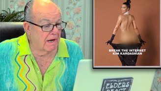 These Grandparents Don’t Know How To React To Seeing Kim Kardashian’s Greased Butt For The First Time
