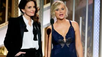 Tina Fey and Amy Poehler exit the Golden Globes in a blaze of glory