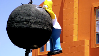 Here’s Your First Look At ‘Mythbusters’ Tackling The Most Ridiculous Moments From ‘The Simpsons’