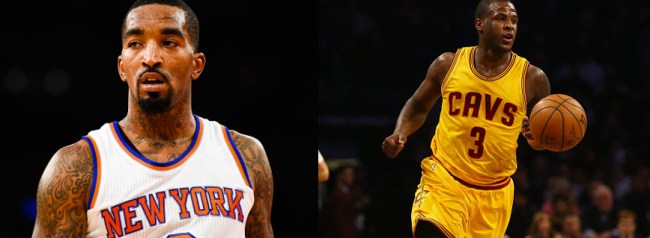 J.R. Smith and Dion Waiters