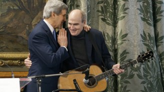 Watch John Kerry Apologize To France With James Taylor And The Song ‘You’ve Got A Friend’