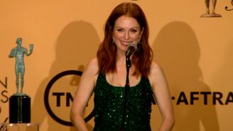Julianne Moore on her Oscar chances: ‘I’m trying to remain calm’
