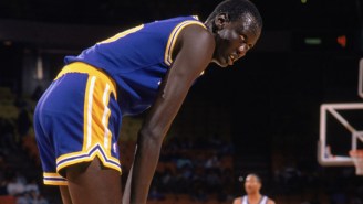 Want To See What A Life-Sized Manute Bol Bobblehead Looks Like?