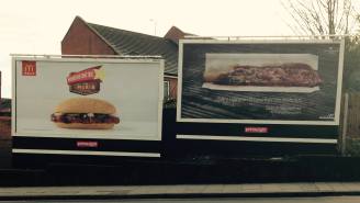This Very Poor Ad Placement Will Make You Think Twice About A McRib
