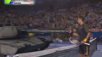 Novak Djokovic vs. a Tank: Advantage BOOM