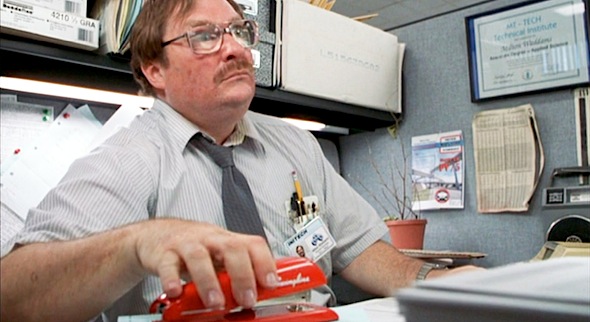 How Mike Judge's 'Office Space' The Red Swingline Stapler