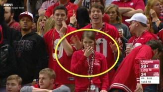 Did This Awkward Ohio State Fan Get Caught Cheating On Live Television?