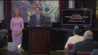 The ‘Parks And Recreation’ Premiere Had Yet Another Baseball-Themed Easter Egg