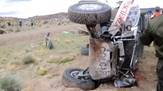 Watch As Chaos Ensues Following A Horrible Crash At The Dakar Rally
