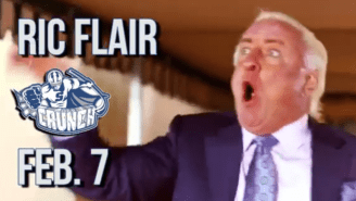 Want To Hang Out With Ric Flair At A Hockey Game? Sure, Why Not