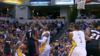 GIF: Chris Bosh’s Slick Behind-The-Back Dime
