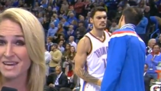 Nick Collison And Steve Adams May Have Created The Most Intense Sports Handshake Of All Time