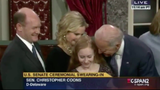 This Little Girl Shut Down Joe Biden When He Whispered In Her Ear And Tried To Kiss Her