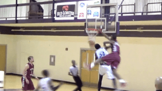 GIF: JUCO Standout, Phillip Rankin, Obliterates Defender On Poster Jam
