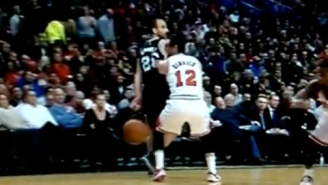 GIF: This Behind-The-Back Assist Proves Manu Ginobili Is A Warlock