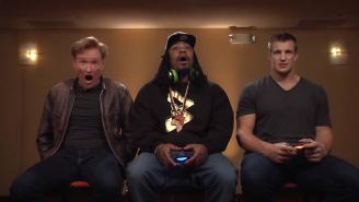 Here’s The Epic Clash Between Marshawn Lynch And Rob Gronkowski On Conan’s ‘Clueless Gamer’