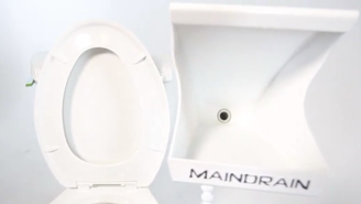 ‘The Main Drain’ Is Here To Help Solve The Problem Of Leaving The Toilet Seat Up