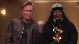 Enjoy This Supercut Of Marshawn Lynch Outtakes From The ‘Clueless Gamer’ Showdown On ‘Conan’