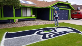 This Seattle Fan Who Painted His Whole House Seahawks’ Colors Is The Ultimate 12th Man