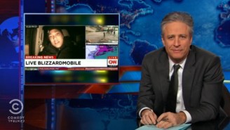 Jon Stewart Rips The Alarmist Cable News Coverage Of This Week’s Blizzard