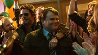 Review: James Marsden steals the outrageous comedy ‘The D Train’ from Jack Black