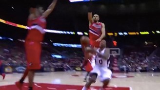 Watch Jeff Teague Get Two Blazers Airborne With Fake Before Hitting Layup