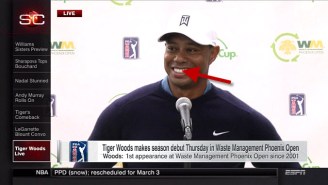 Watch Tiger Woods Crack A Pretty Good Joke About ‘Brown Dudes At Ski Races’