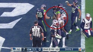 Did Marshawn Lynch Grab His Crotch After His Second Quarter Touchdown?