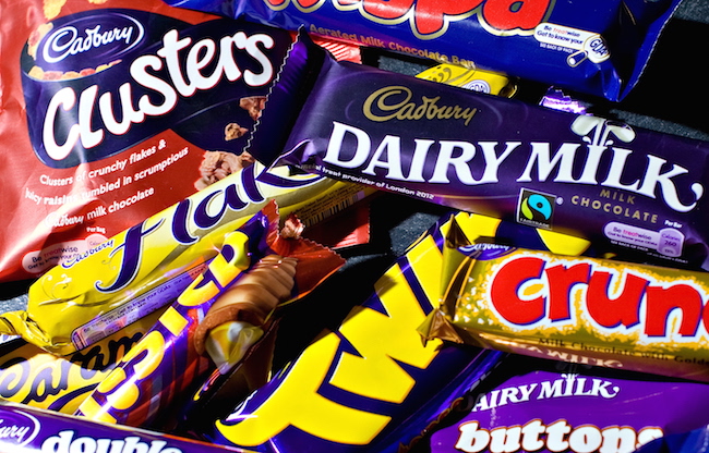 A variety of Cadbury's chocolate product