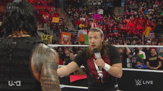 Daniel Bryan Roman Reigns Raw opening