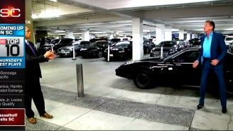 David Hasselhoff Brought KITT From ‘Knight Rider’ To ‘SportsCenter,’ And It Was Awesome
