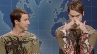 Edward Norton Says They Intentionally Made Him Look Small Next To Bill Hader’s Stefon On #SNL40