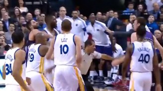 Festus Ezeli’s Throat Jab To Tyler Hansbrough Leads To Scuffle, Ejections During Warriors’ Blowout Of Raptors